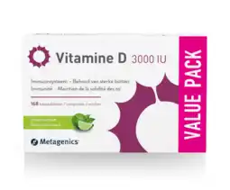 De Online Drogist Metagenics vitamine d 3000 iu kauwtabletten 168ktb aanbieding