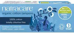 De Online Drogist Natracare cotton tampons regular 20st aanbieding