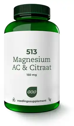 De Online Drogist Aov 513 magnesium ac & citraat 150mg 180tb aanbieding