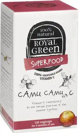 De Online Drogist Royal green camu camu vitamine c 120cp aanbieding