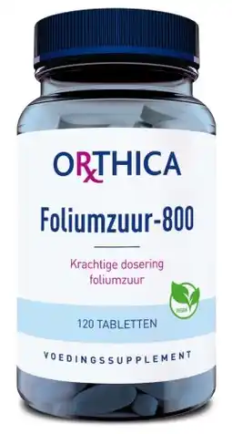 De Online Drogist Orthica foliumzuur 800 tabletten 120tb aanbieding