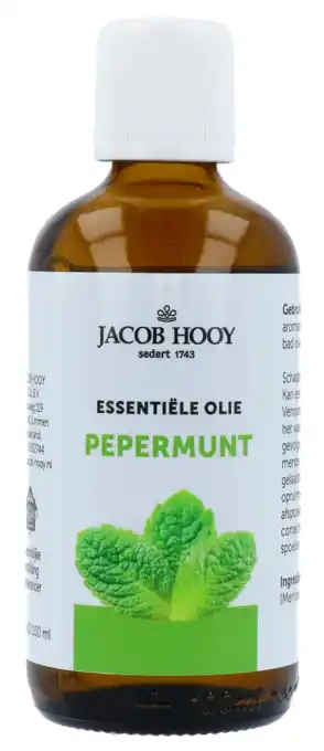 De Online Drogist Jacob hooy essentiële olie pepermunt 100ml aanbieding