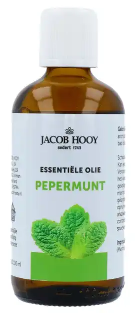 De Online Drogist Jacob hooy essentiële olie pepermunt 100ml aanbieding