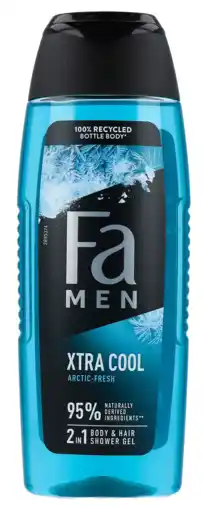 De Online Drogist Fa men xtra cool body & hair douchegel 250ml aanbieding