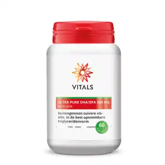 De Online Drogist Vitals dha/epa ultra pure 500mg 60sg aanbieding