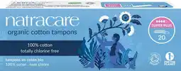 De Online Drogist Natracare cotton tampons super plus 20st aanbieding