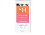 De Online Drogist Biodermal ultralichte zonnefluïde - zonnebrand met spf50+ - zonnebrand gezicht 40ml aanbieding
