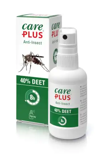 De Online Drogist Care plus deet 40% anti-insect spray 60ml aanbieding