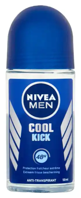 De Online Drogist Nivea men cool kick roll-on 50ml aanbieding