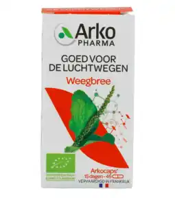 De Online Drogist Arkocaps weegbree capsules 45cp aanbieding