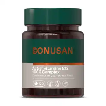 De Online Drogist Bonusan b12 actief 1000mcg zuigtabletten 120ztb aanbieding