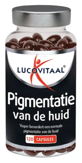De Online Drogist Lucovitaal pigmentatie van de huid capsules 120cp aanbieding