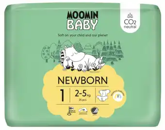 De Online Drogist Muumi baby ecologische luiers 1 newborn 25st aanbieding