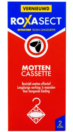 De Online Drogist Roxasect mottencassette 2st aanbieding