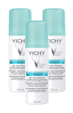 De Online Drogist Vichy deodorant intense transpiratie spray 48 uur anti-strepen - multiverpakking 3x125ml aanbieding