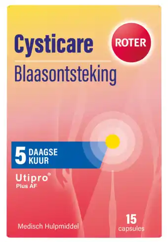 De Online Drogist Roter cysticare 5-daagse kuur 15cp aanbieding