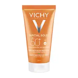 De Online Drogist Vichy capital soleil fluweelachtige gezichtscrème spf50+ 50ml aanbieding