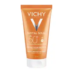 De Online Drogist Vichy capital soleil fluweelachtige gezichtscrème spf50+ 50ml aanbieding