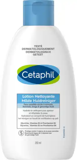 De Online Drogist Cetaphil milde huidreiniger - hydraterende reiniger gezicht & lichaam 200ml aanbieding