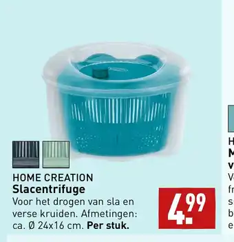 ALDI HOME CREATION Slacentrifuge aanbieding