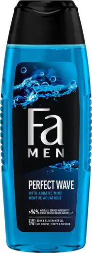 De Online Drogist Fa men perfect wave body & hair douchegel 250ml aanbieding
