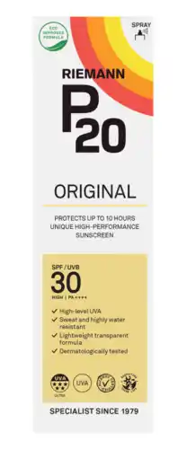 De Online Drogist Riemann p20 zonnebrand spray spf30 85ml aanbieding