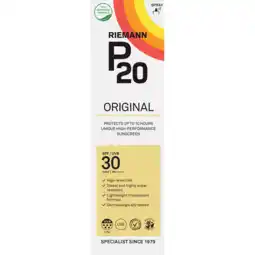 De Online Drogist Riemann p20 zonnebrand spray spf30 85ml aanbieding