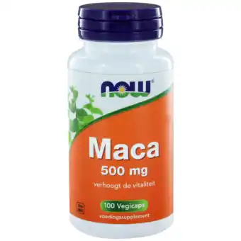 De Online Drogist Now maca 500mg capsules 100cp aanbieding