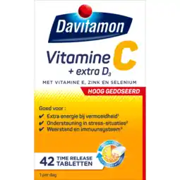 De Online Drogist Davitamon vitamine c + extra d3 tabletten 42tb aanbieding