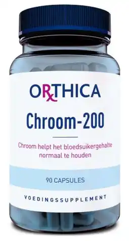 De Online Drogist Orthica chroom-200 capsules 90cp aanbieding