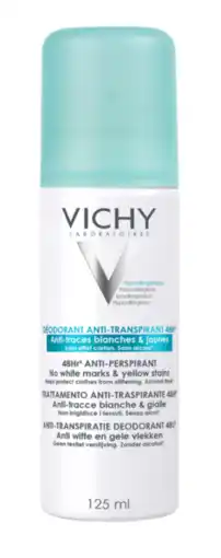 De Online Drogist Vichy deodorant intense transpiratie spray 48 uur anti-strepen 125ml aanbieding