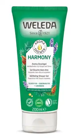 De Online Drogist Weleda aroma shower harmony 200ml aanbieding