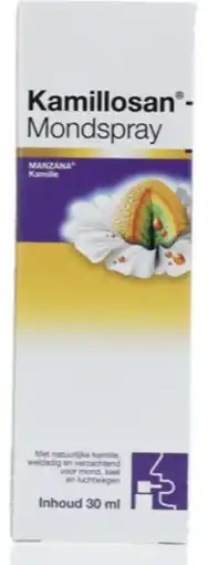 De Online Drogist Kamillosan mondspray 30ml aanbieding