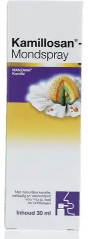 De Online Drogist Kamillosan mondspray 30ml aanbieding