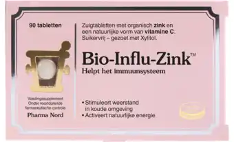 De Online Drogist Pharma nord bio-influ-zink tabletten 90tb aanbieding