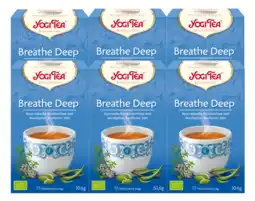 De Online Drogist Yogi tea breathe deep voordeelverpakking 6x17st aanbieding