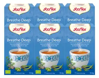 De Online Drogist Yogi tea breathe deep voordeelverpakking 6x17st aanbieding