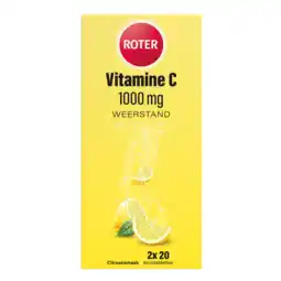 De Online Drogist Roter vitamine c bruistabletten citroen duopack 40st aanbieding