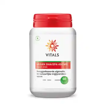De Online Drogist Vitals vegan dha/epa 450mg 60sg aanbieding