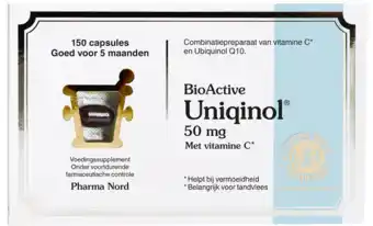 De Online Drogist Pharma nord bioactive uniqinol 50mg qh capsules 150cp aanbieding