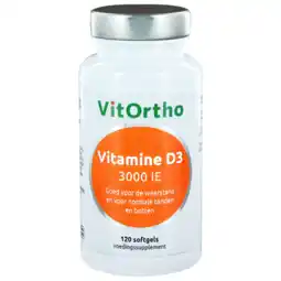 De Online Drogist Vitortho vitamine d3 3000 ie softgels 120st aanbieding