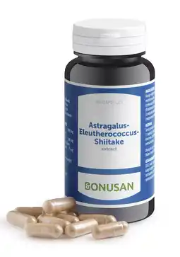 De Online Drogist Bonusan astragalus-eleutherococcus-shiitake capsules 90cp aanbieding