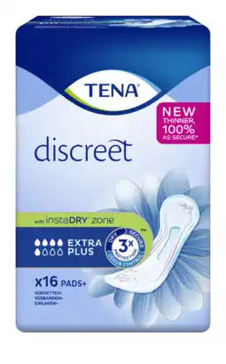 De Online Drogist Tena discreet extra plus verband 16st aanbieding