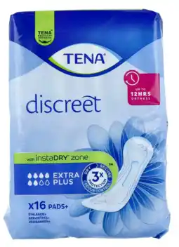 De Online Drogist Tena discreet extra plus verband 16st aanbieding