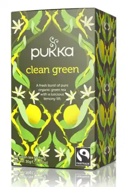 De Online Drogist Pukka clean matcha green thee 20zk aanbieding