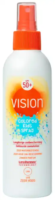 De Online Drogist Vision all day sun protection spf50 kids spray 180ml aanbieding