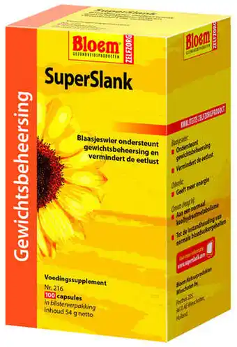 De Online Drogist Bloem superslank capsules 100cp aanbieding