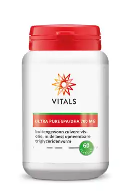 De Online Drogist Vitals ultra pure dha/epa 700mg 60sg aanbieding