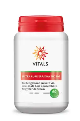 De Online Drogist Vitals ultra pure dha/epa 700mg 60sg aanbieding