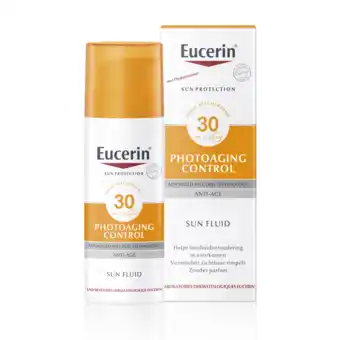 De Online Drogist Eucerin sun photoaging control fluid spf30 50ml aanbieding